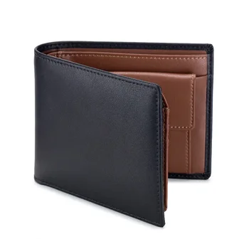 גברים הארנק 3 מקפלים קצר מעצב עור מפוצל RFID הגנה עם מטבע בכיס זכר מזדמן כיס ארנק בעל כרטיס האשראי התיק