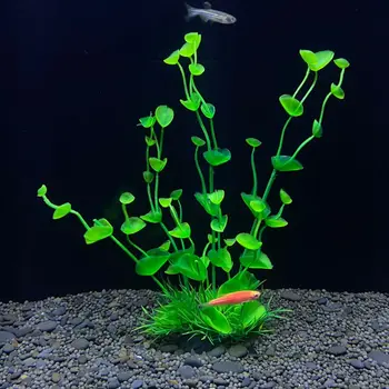 סימולציה מלאכותית צמחים מתחת למים פלסטיק דקורטיביים מתחת למים מים דשא מזויף ימיים פלסטיק צמחים באקווריום