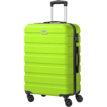 מטען למחשב ABS Hardside משקל מזוודה עם 4 גלגלים אוניברסלי מנעול TSA בדק-בינונית 24 אינץ תפוח ירוק