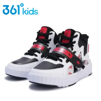361 מעלות סקייטבורד נעלי ילדים בנים גבוהים נעלי התעמלות ילדים חיצוני ריצה ספורט הליכה מקרית לאוורר את הנעליים