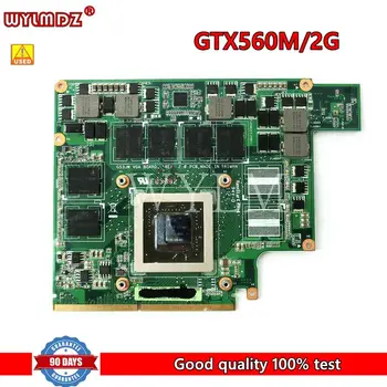 G53JW GTX560M 2GB N12E-GS-A1 עבור Asus G73SW G73JW G53SW G53SX נייד כרטיסים גרפיים 100% נבדק עובד