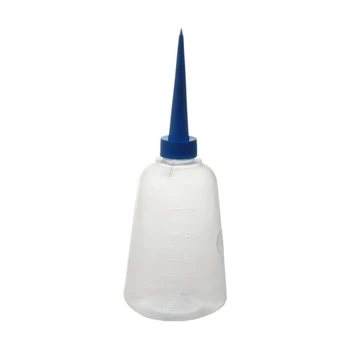 4X 250Ml ברור לבן כחול פלסטיק דבק נוזלי המוליך בקבוק