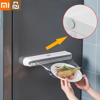 Xiaomi Youpin בניילון, חיתוך התיבה הקיר כוס יניקה מתכוונן בניילון נצמד קאטר מטבח ביתי אחסון מזון המוצר