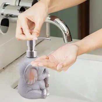 סבון נוזלי מתקן 14oz סבון משאבת מפיץ Handsoap למילוי סבון רחצה מכשירי פיל עיצוב מאכל נוזלי