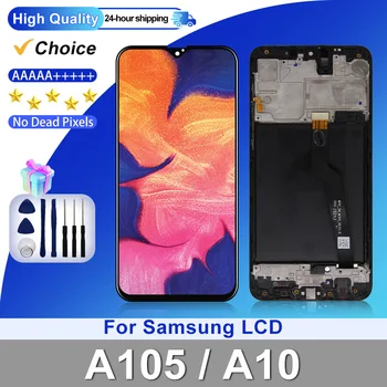 בחירה עבור Samsung Galaxy A10 להציג A105F SM-A105F A10 תצוגת LCD מסך מגע דיגיטלית לגלקסי A105 חלקי חילוף