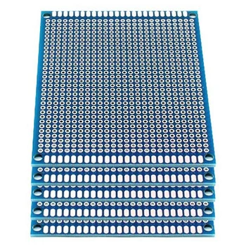 5Pcs/Lot 7X9cm צד כפול טיפוס לוח PCB אוניברסלי מעגל מודפס לוח Arduino ניסיוני PCB לוח נחושת