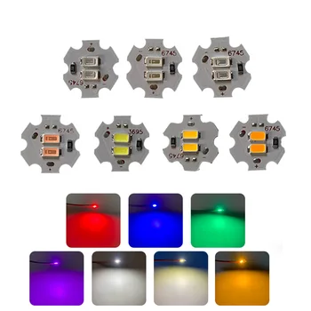 10pcs/הרבה DC5V שבבי LED 5730SMD מנורת LED 1W LED בצבע אור חרוזים אדום, סגול, לבן, חם לבן DIY, תאורה נורת LED