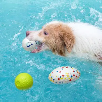 חיצונית מחמד צעצוע אילוף כלבים כדור לכלבים עמיד ביס עמיד מחמד צעצוע הלעיסה משחררת שעמום מקדם בריא ללעוס.