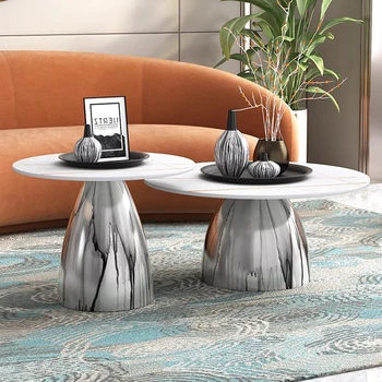 נקי מינימליסטי קומה שולחנות קפה אלגנטי יוקרתי עיצוב סלון שולחנות קפה פאנקי יהירות Wohnzimmer טיש נורדי רהיטים