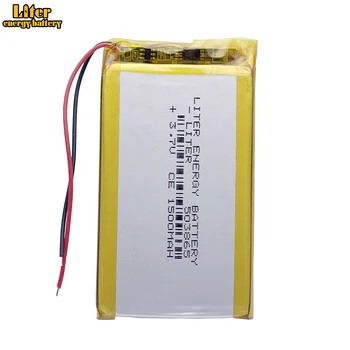 3.7 V Li-ion Polymer Battery 503865 1500mAh נטענת נייד Lipolymer סוללת ליתיום עבור MP3 דיבורית Bluetooth לצפות DC