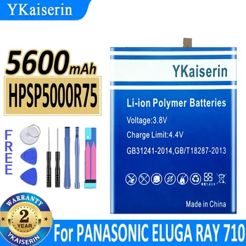 5600mAh YKaiserin סוללה HPSP5000R75 על PANASONIC ELUGA ריי 710 סוללות של טלפונים ניידים