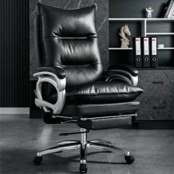 2023 שנה Aoliviya רשמי הבוס החדש כיסא עור הכיסא במשרד הביתה מחשב, כסא ארגונומי עיסוי שכיבה כסא מנהלים