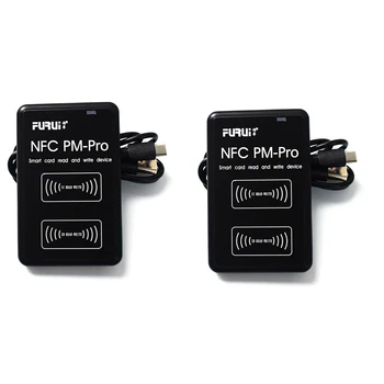 חם TTKK 2X FURUI חדש PM-Pro RFID IC/ID צילום Duplicator Fob NFC Reader סופר מוצפנת מתכנת USB UID להעתיק כרטיס תג