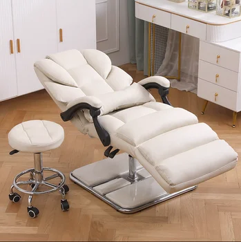 היופי הכיסא יכול לשכב ולהרים מסכת פנים רקמה טיפוח עור כורסה רב תכליתי סלון יופי