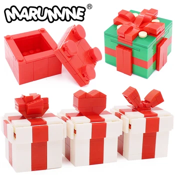 Marumine MOC בניין חלקי הקופסא הקלאסי מתנת חג המולד בריק חלקי קיט דגם סט צעצוע יצירתי אביזרים בנייה DIY