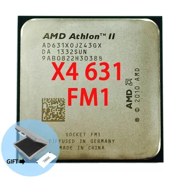 AMD Athlon II X4 631 2.6 GHz Quad-Core CPU מעבד AD631XWNZ43GX שקע FM1