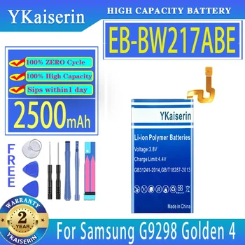 YKaiserin 2500mAh סוללה EB-BW217ABE EBBW217ABE עבור Samsung G9298 לגלקסי הזהב 4 SM-W2017 טלפון נייד Bateria
