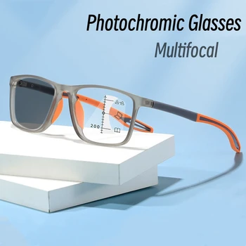 גברים, נשים, רב תכליתי Photochromic משקפי קריאה אור אולטרה TR90 ספורט נגד אור כחול זוקן ראייה משקפיים +1.0~+4.0