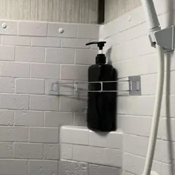 חניך בר מקלחת פינה אבטחת ברים עם אורך מתכוונן מקלחת פינה אביזרים עבור שיירות החניכים RV אביזרים