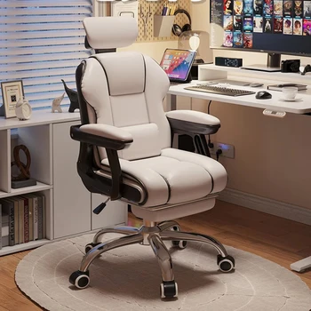 מחשב כיסא משרדי כורסת מעצב כיסא עבודה ללמוד בבית נוח עור עצלן גלגול נוח הלשכה סלון ריהוט