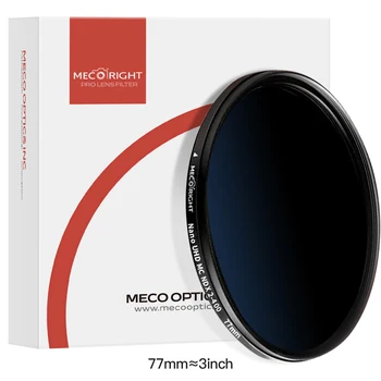 Mecoright MC ND2-400 מסנן משתנה 16-2000 צפיפות ניטרלי עבור Canon Sony פוג ' י ניקון על עדשת המצלמה 49 58 67 72 77 82mm ND1000