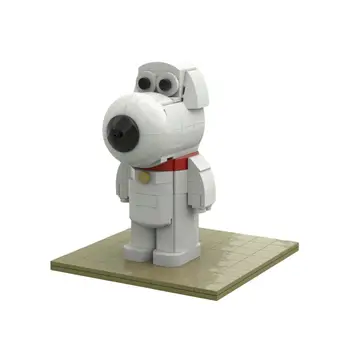כלב חמוד: בריאן מודל של הסרט 296 חתיכות ערכת בניין MOC לבנות ילדים מתנה