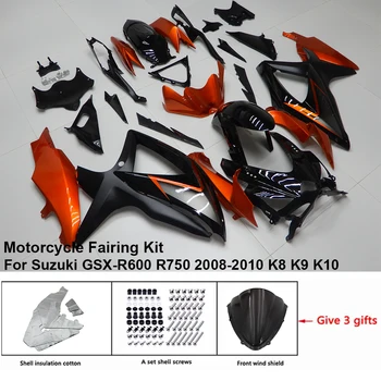 אופנוע Fairing להגדיר ערכת גוף פלסטיק עבור סוזוקי GSX-R600 R750 2008-2010 K8 K10-K9 אביזרים הזרקה כושר S0608-103a