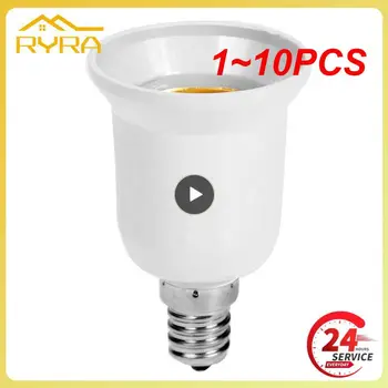 1~10PCS כדי E27 מנורת הנורה שקע בסיס בעל ממיר 110v 220V אור מתאם המרה חסין אש בבית התאורה בחדר