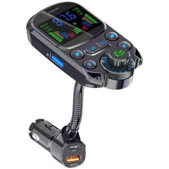 הרכב מוסיקת MP3 Player Bluetooth תואם משטרת&QC 3.0 FM Bluetooth-תואמת לרכב משדר מהירות טעינת מטען זרוק משלוח