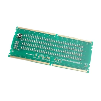 4X DDR4 בדיקת כרטיס זכרון RAM חריץ החוצה LED שולחן העבודה לוח אם תיקון מנתח בודק