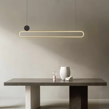 נברשות עיצוב חדר מנורות המטבח זמן אורות תליון שולחן בר אור שולחנות משרד תאורה תאורה