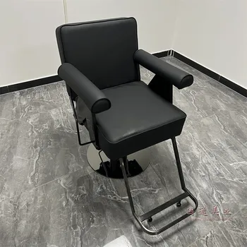 מספרה אופנתי כיסא מספרה חיתוך השיער הכיסא הסרת שיער הכיסא חם צביעה מושב הכיסא